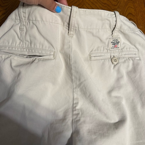 Ralph Lauren Polo Jeans Co RLG7 Chino Flat Front Pants in Tan Sz 32x30 Casual - Picture 11 of 15
